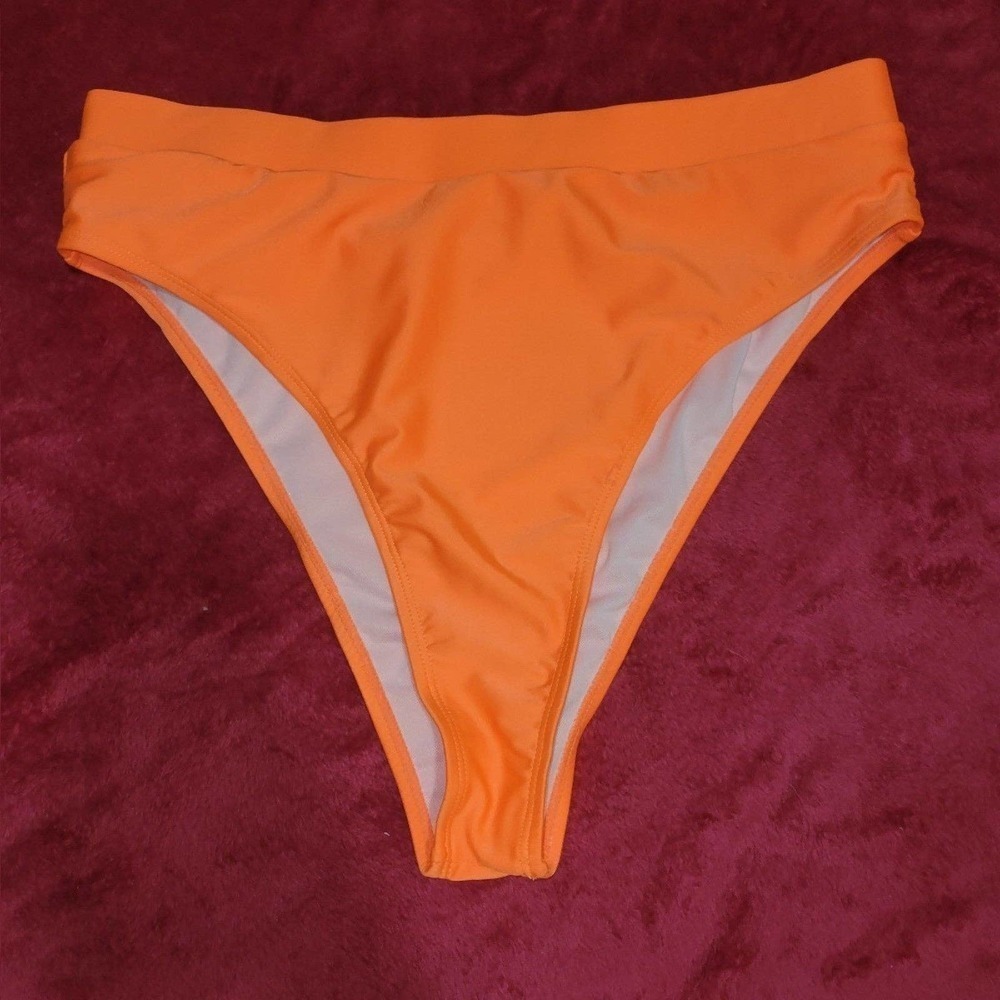 NWOT Orange bikini bottoms xl